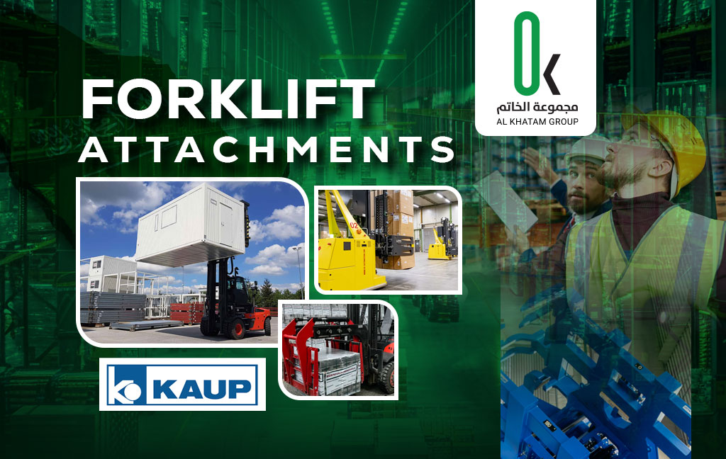Forklift equipment supplied by Al Khatam Group in Saudi Arabia